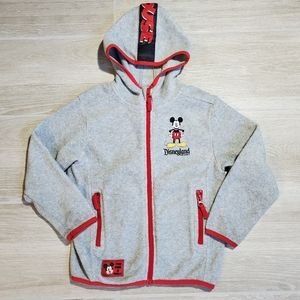 Disneyland Mickey Mouse Fleece Hoodie, size youth S